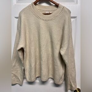 GAP Soft Beige Crew Neck Sweater